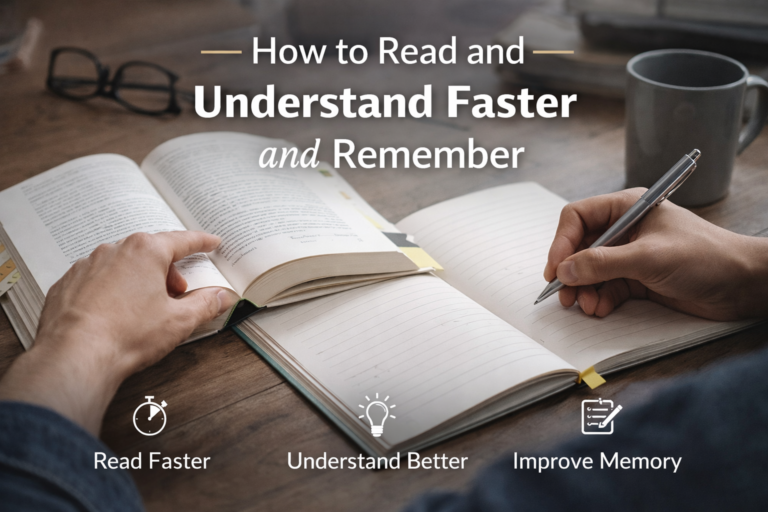 how to read and understand faster and remember