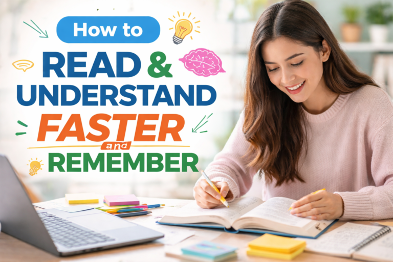 how to read and understand faster and remember