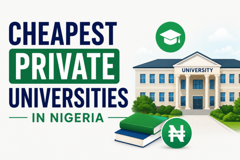 Cheapest Private Universities in Nigeria