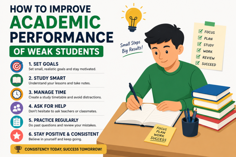 Effective Ways to Improve Academic Performance of Weak Students