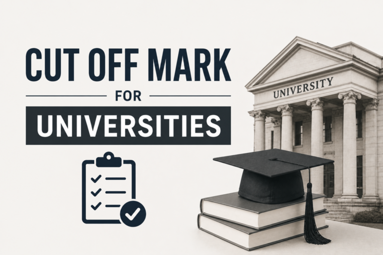 cut off mark for universities