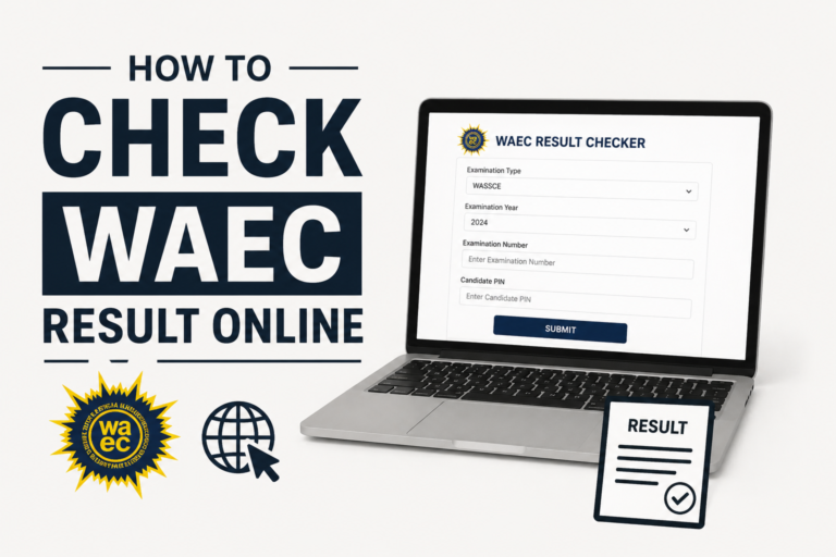 how to check waec result online