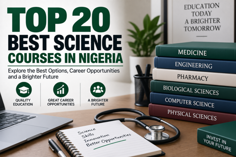 Top 20 Best Science Courses in Nigeria 2026 — Salaries, JAMB Requirements and Career Guide
